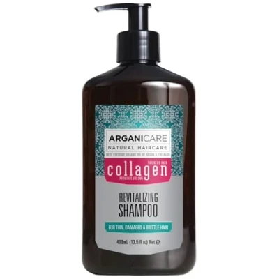 Afbeelding van Arganicare Revitalizing Shampoo For Thin, Damaged &amp; Brittle Hair Argan Collagen 400 Ml