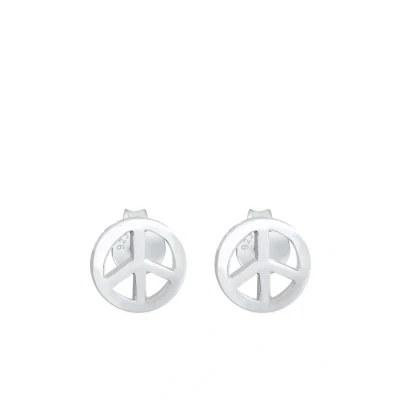 Afbeelding van Elli Peace Oorbellen, Dames, Maat: One Size, Silber