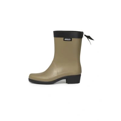 Afbeelding van Aigle Myrica MID Korte laarzen, Dames, Maat: 38, Gray taupe Natuurrubber