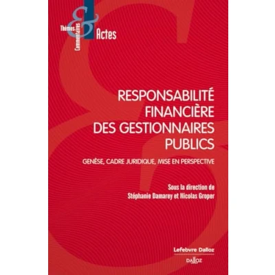 Afbeelding van LE NOUVEAU REGIME DE RESPONSABILITE FINANCIERE DES GESTIONNA