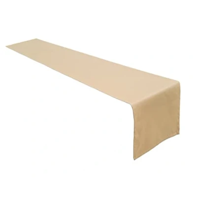 Afbeelding van Tafelloper van hoogwaardige kwaliteit 100% katoen, Conceptcollectie, Kleur en Maat naar keuze (Tafelloper 40 x 180 cm, Camel)