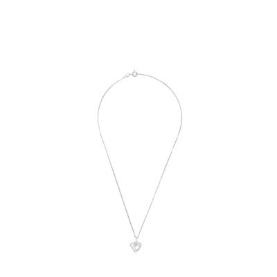 Afbeelding van Amor Dames 925 Sterling zilveren hanger ketting 42 zilver zirkonia, Zilver, Zirkoniumoxide