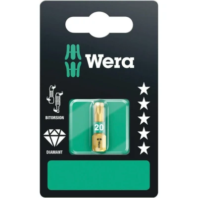 Afbeelding van Wera 867/1 BDC torx bits 1/4&quot; TX20x25mm