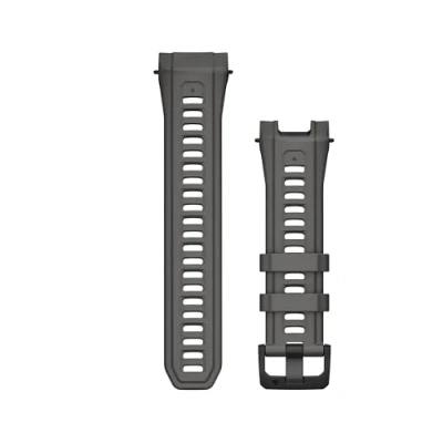 Afbeelding van Garmin Instinct 3 reservearmband voor smartwatch, antracietgrijs, 50 mm, Houtskool, één maat, modern, Modern
