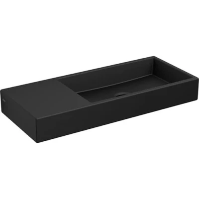 Afbeelding van Clou Mini Wash Me fontein Mat zwart 45cm Nee Links Minimalistisch design
