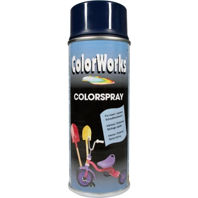 Afbeelding van Colorworks Spuitbus Colors Staal Blauw 400ML