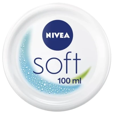 Afbeelding van NIVEA Zachte en verfrissende vochtinbrengende crème (100 ml), lichte met vitamine E 100% natuurlijke jojoba olie, trekt snel in voor een merkbaar ontspannen huid