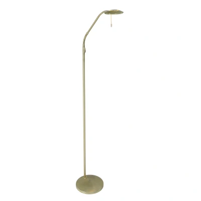 Afbeelding van Vloerlamp / Leeslamp LED messing