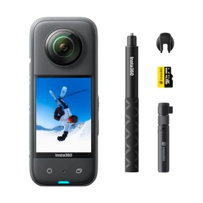 Afbeelding van Insta360 X3 Motor combo met helmet mount en handelbar 64Gb SD kaart