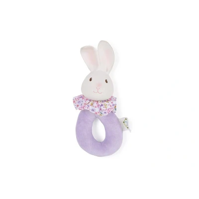 Afbeelding van Meiya &amp; Alvin Rammelaar Havah Rubber/katoen Paars 17 Cm