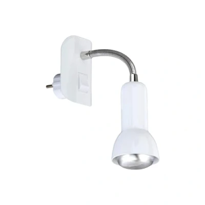 Afbeelding van BRILONER PAKU stekkerlamp incl. tuimelschakelaar ON/OFF flexibele arm lichtbronnen niet inbegrepen max. 25 W IP20 E14