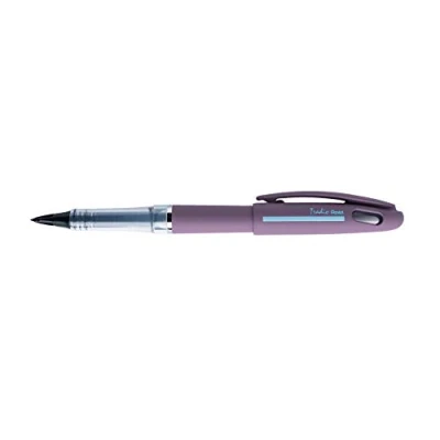 Afbeelding van Pentel Tradio TRJ99V A, vulpen serie Sport Chic, matte paarse behuizing, navulbare zwarte inkt