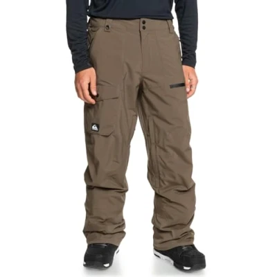 Afbeelding van Quiksilver Utility Snowboardbroek, Heren, Maat: Medium, Brown