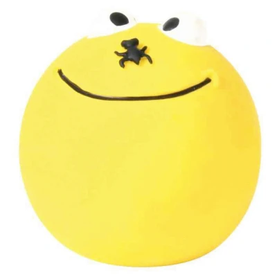 Afbeelding van Trixie Latex Bal Smiley Hondenspeelgoed Ø6 cm