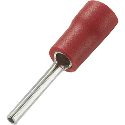 Afbeelding van TRU COMPONENTS 739205 Stiftkabelschoen 0.50 mm² 1.50 Deels geïsoleerd Rood 100 stuk(s)