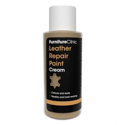 Afbeelding van 2 in 1 lederreparatie, eenvoudig gebruik, crème met coating, gemakkelijk herstel, ideaal voor leer: bank, meubels, autostoel, schoenen, handtas, 50 ml