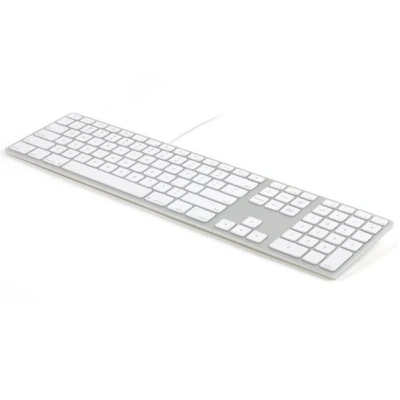 Afbeelding van Matias Bedraad RGB toetsenbord / klavier US QWERTY voor PC zilver FK318LS