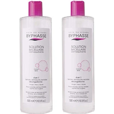 Afbeelding van Byphasse Micellaire make up remover oplossing voor de gevoelige huid, 500 ml, 2 stuks