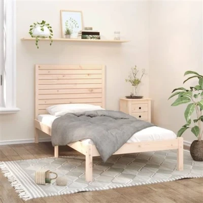 Afbeelding van vidaXL Bedframe massief hout 100x200 cm