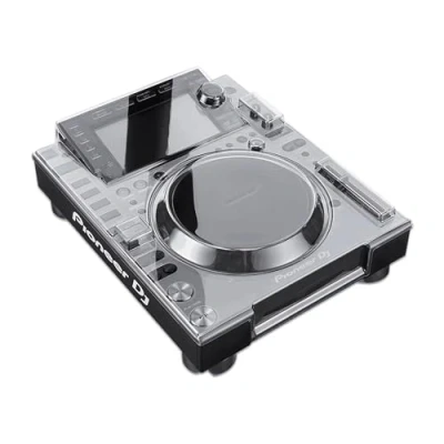 Image de Decksaver Coque pour Pioneer DJ CDJ 2000NXS2 Couvercle de protection en polycarbonate super résistant couleur transparente fumée, fabriquée au Royaume Uni Le choix des une