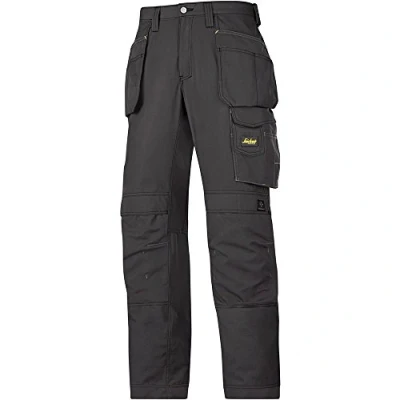Afbeelding van Snickers 3213 Werkbroek met Holsterzakken, Rip Stop Zwart/Zwart 104