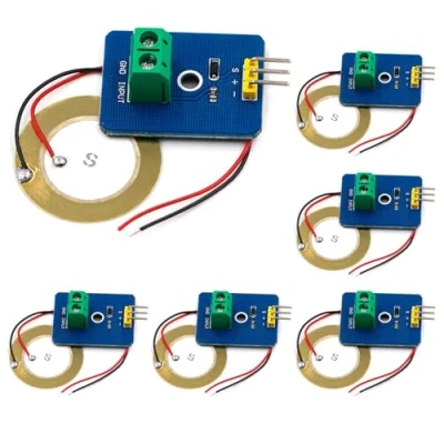 Afbeelding van GERUI Set van 6 keramische piëzo trillingssensormodules 3,3 V 5 trillingsdetectie analoge signaaluitgangsmodule unieke elektronische module voor Arduino DIY