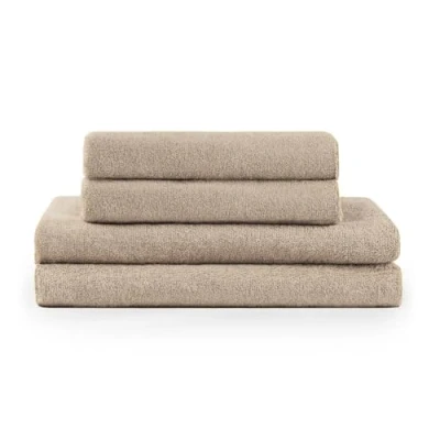 Afbeelding van Blumtal Terry Handdoeken Set 2 x Baddoek &amp; Handdoek: Taupe