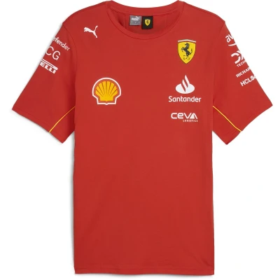 Afbeelding van Ferrari Teamline Shirt 2024 XL Carlos Sainz Charles Leclerc Formule 1