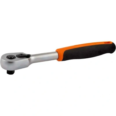 Afbeelding van BAHCO 7750QR Omschakelbare ratel 3/8&quot; met peervormige kop, 60 tanden en actiehoek 6, 200 mm