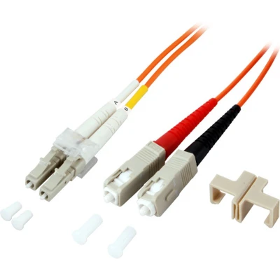Afbeelding van 10 m Glasvezel Kabel LC SC OM2