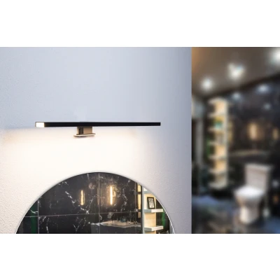 Afbeelding van LED Spiegelverlichting 8W, Waterdicht IP54, 595 mm, Warm Wit, Zwart