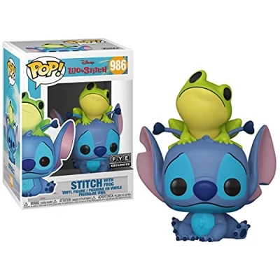Afbeelding van Funko Stitch met Frog Pop! Lilo &amp; Figuur