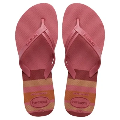 Afbeelding van Havaianas Elegance Print teenslippers voor dames, Pau Brazilië