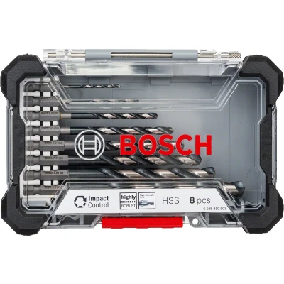 Afbeelding van BOSCH 2 608 577 146 Set metalen spiraalboren 60, 72, 83, 91, 98, 109, 117, 133 2, 3, 4, 5, 6, 7, 8, 10