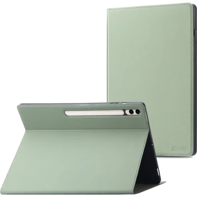 Afbeelding van Accezz Tablet Hoes Geschikt voor Samsung Galaxy Tab S9 Plus / FE Classic Case Groen