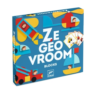 Afbeelding van Djeco bouwset ze geo vroum blocks