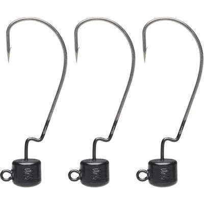 Afbeelding van Savage Gear Ned EWG Jighead Matt Black (3 pcs) Maat : Haak 5/0 7g