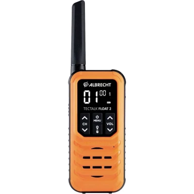 Afbeelding van Albrecht Tectalk Float 2er Koffer 29664 PMR portofoon Set van 2 stuks