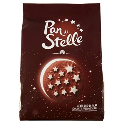 Afbeelding van Mulino Bianco Pan di Stelle koekjes, 700 g, cacao, Italië, cake, 3 stuks