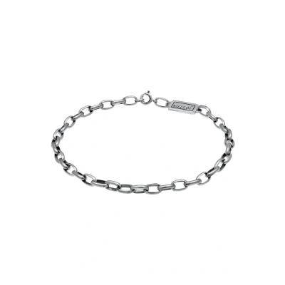 Afbeelding van Kuzzoi Basic Chain Armband, Heren, Maat: 23, Schwarz