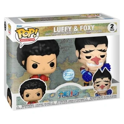 Afbeelding van Funko Pop! Animation: One Piece Luffy &amp; Foxy 2 Pack Special Edition Exclusive