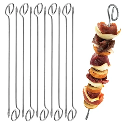 Afbeelding van Menz grillspiesen van roestvrij staal 210 mm, 10 stuks