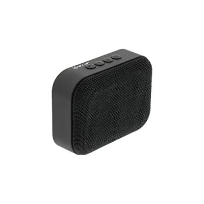 Afbeelding van TELLUR Callisto draagbare bluetooth luidspreker, ultracompact stoffen design, kleine handsfree, USB, MicroSD/TF, micro USB aansluiting, zwart