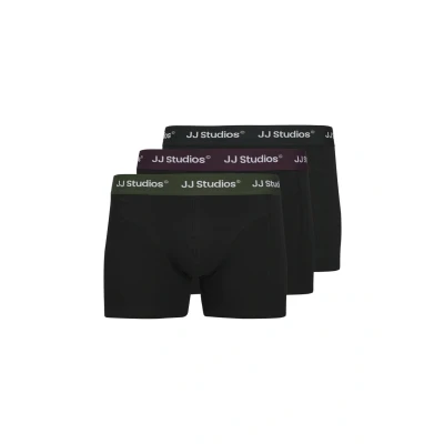 Afbeelding van Jack&amp;Jones Heren Jacsoho Solid Trunks 3 Pack Zwart