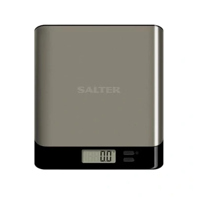 Afbeelding van Salter 1052A SSBKDR Arc Pro keukenweegschaal, compact, capaciteit 5 kg, voor keuken/bakken, lcd display, toevoegen en wegen, tarer functie, gemakkelijk te reinigen, hygiënisch,