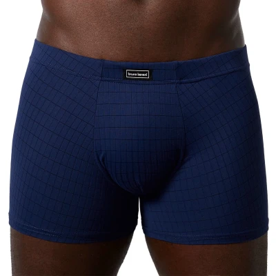 Afbeelding van Bruno Banani 2ER PACK Check LINE 2.0 Boxerbriefs, Heren, Maat: Large, Marine karo