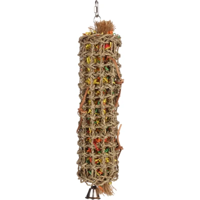 Afbeelding van Flamingo Vogelspeelgoed Tube Papier Groot 11x9x45 cm Multi Color