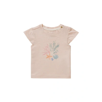 Afbeelding van Noppies Tshirt print voor kinderen, Maat: 56, Peach blush