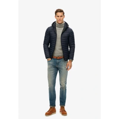 Afbeelding van Superdry Hooded FUJI LITE Jas, Heren, Maat: XXL, Eclipse navy