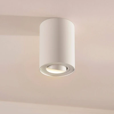 Afbeelding van Arcchio plafondlamp 1licht Aluminium H: 12.6 cm GU10 mat wit